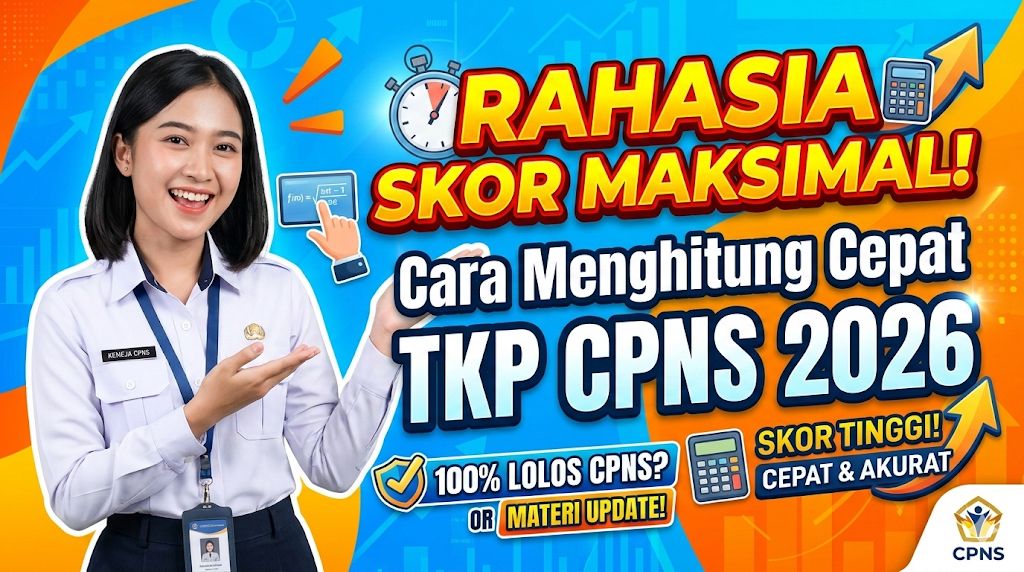 Rahasia Skor Maksimal! Cara Menghitung Cepat TKP CPNS 2026