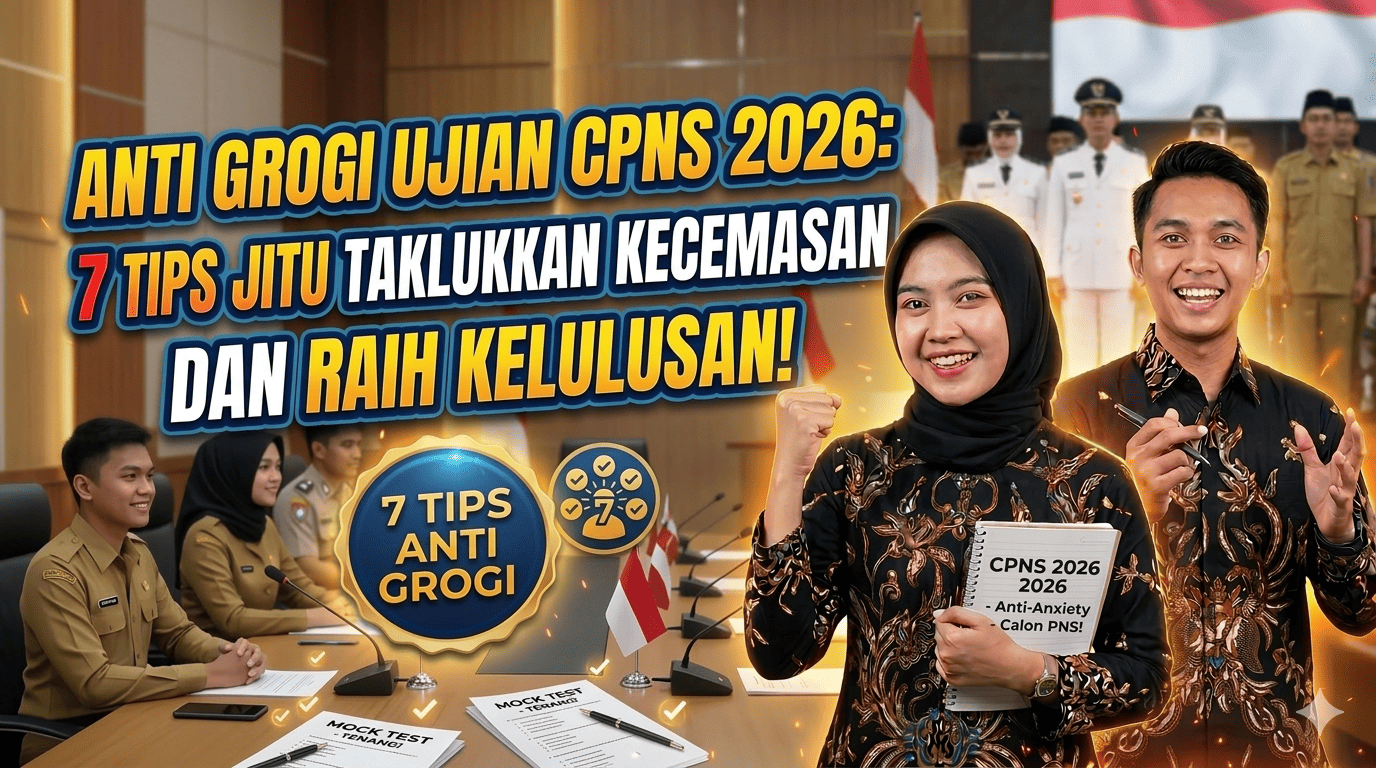 Anti Grogi di Ujian CPNS 2026: 7 Tips Jitu Taklukkan Kecemasan dan Raih Kelulusan!