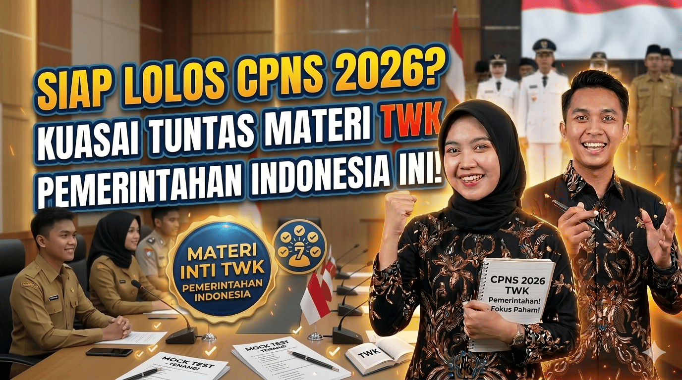 Siap Lolos CPNS 2026? Kuasai Tuntas Materi TWK Pemerintahan Indonesia Ini!