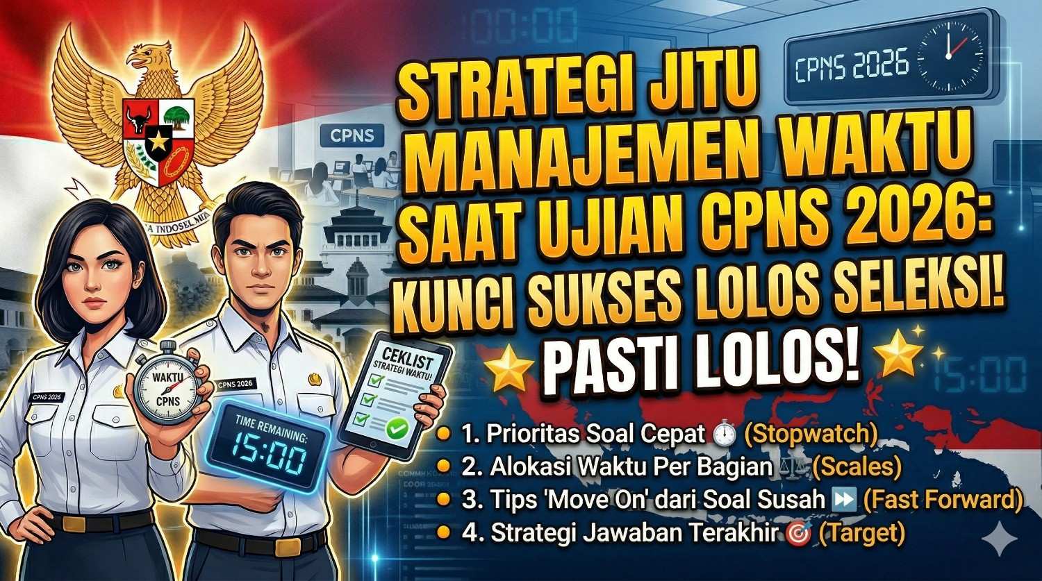 Strategi Jitu Manajemen Waktu Saat Ujian CPNS 2026: Kunci Sukses Lolos Seleksi!