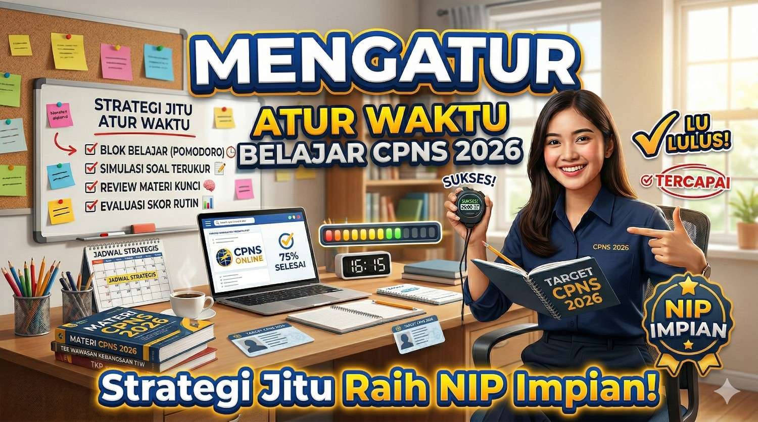 Tips Mengatur Waktu Belajar CPNS 2026: Strategi Jitu Raih NIP Impian!