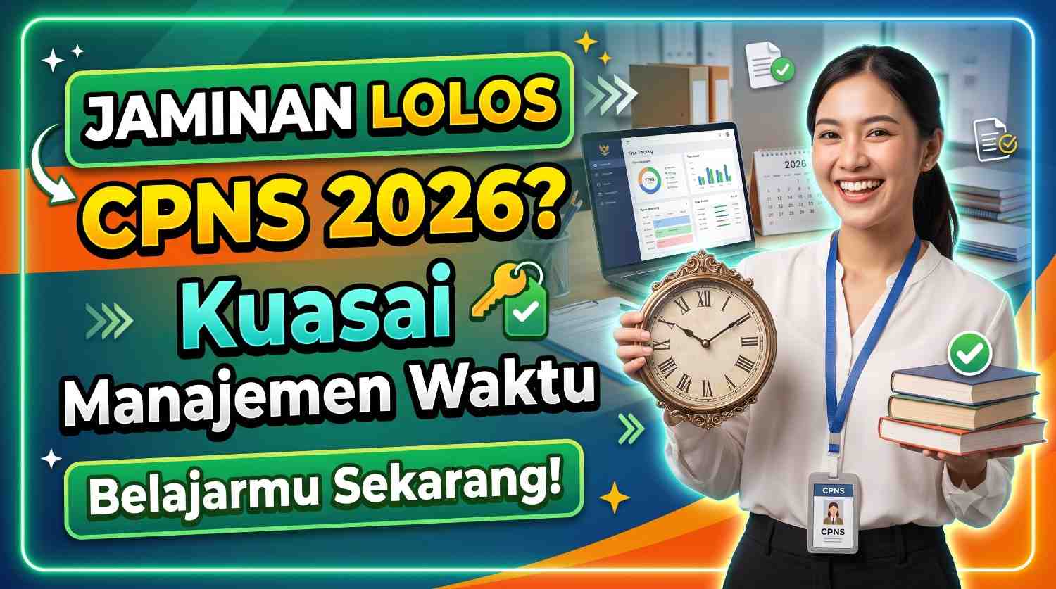 Jaminan Lolos CPNS 2026? Kuasai Manajemen Waktu Belajarmu Sekarang!