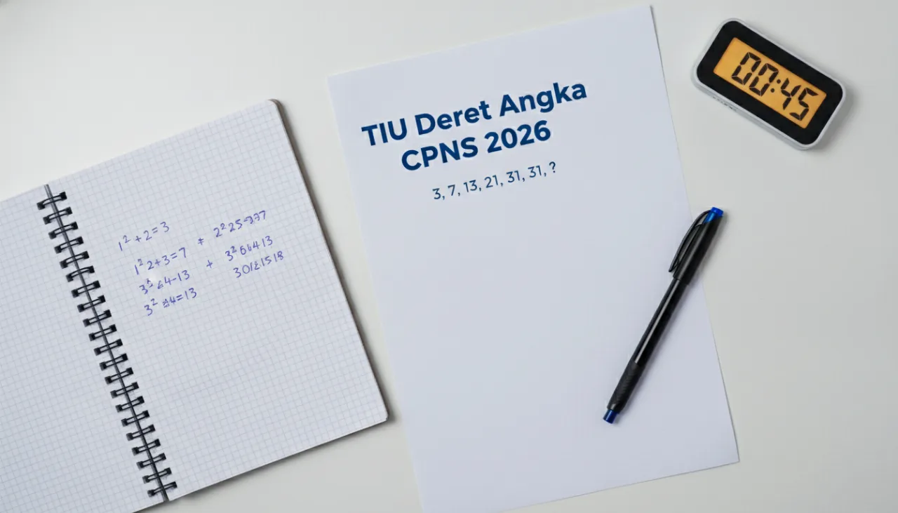 Contoh Soal TIU Deret Angka CPNS 2026 & Cara Cepat Mengerjakannya